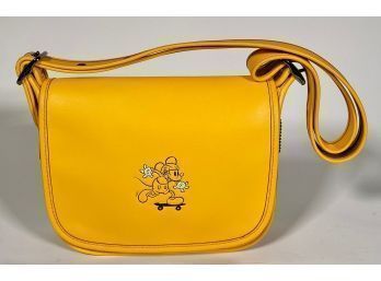 A Coach Mickey Mouse leather Patricia