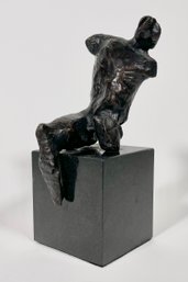 A small mid-century bronze of a