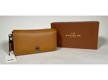 A Coach glove-tanned leather crossbody