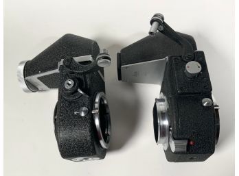 Two Leitz Visoflex 90 degree finders