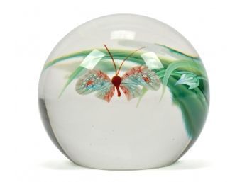 Orient Flume art glass paperweight 305d39