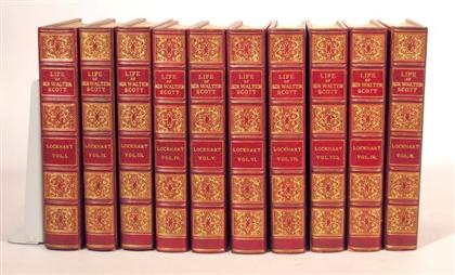 10 vols Lockhart John Gibson  4d62f