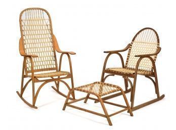 Two vintage chairs, including: