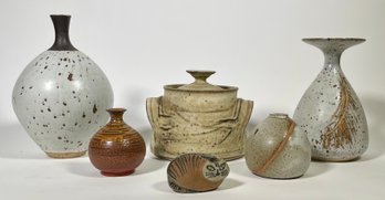 Studio pottery including flared