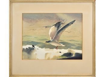 Sandor Bernath (1892 - 1984) watercolor