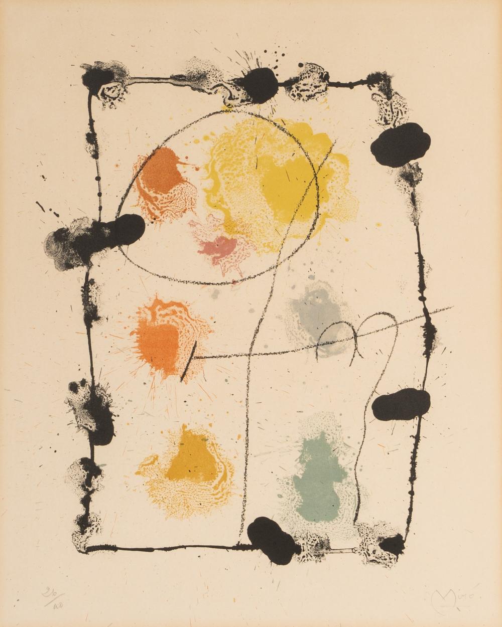 JOAN MIRO (1893-1983): ABSTRACTJoan