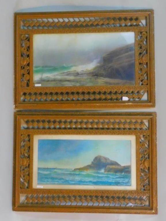 PAIR OF RARE VICTORIAN WICKER FRAMES