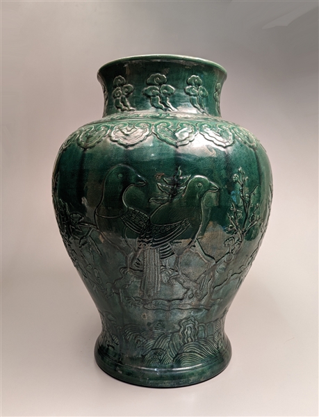 Large and decorative Chinese monochrome 3038de