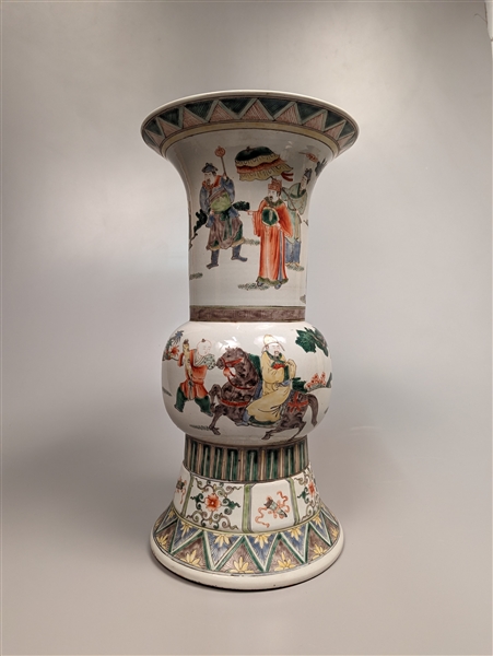 Chinese Famille Verte enameled 3038d9