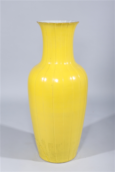 Large yellow ground Chinese porcelain