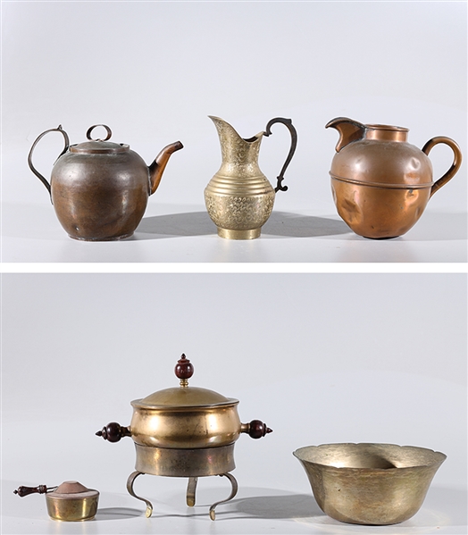 Group of Indian brass kitchenware 303958