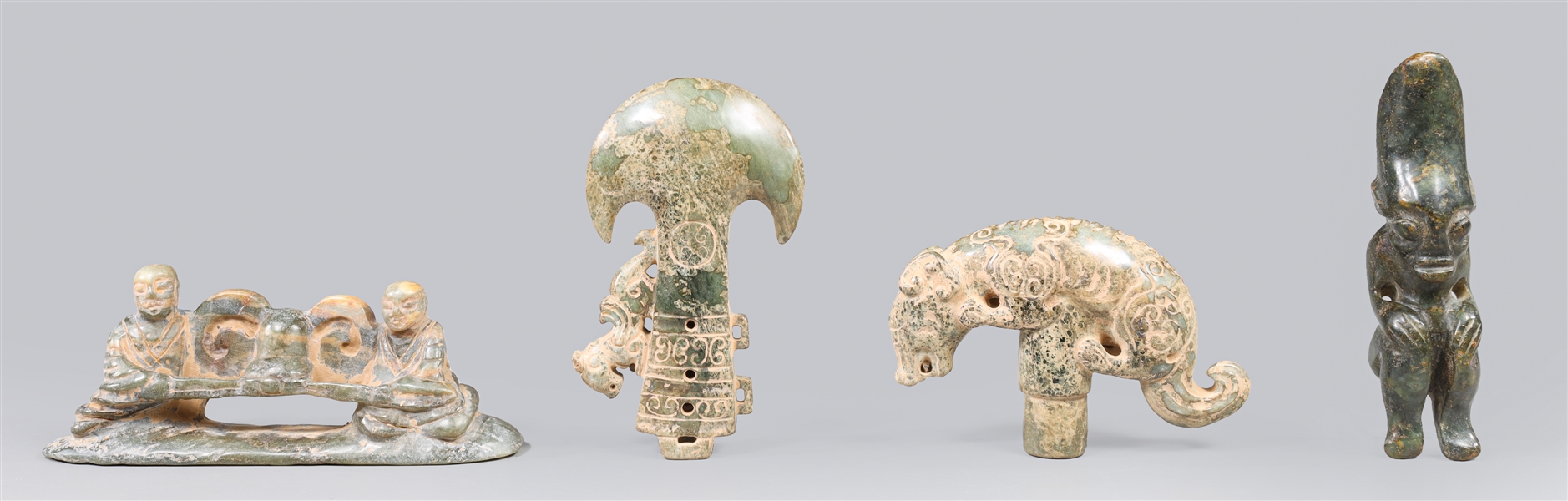 Group of four various archaic Chinese 30398b