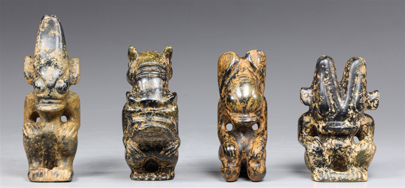 Group of four archaic Chinese style