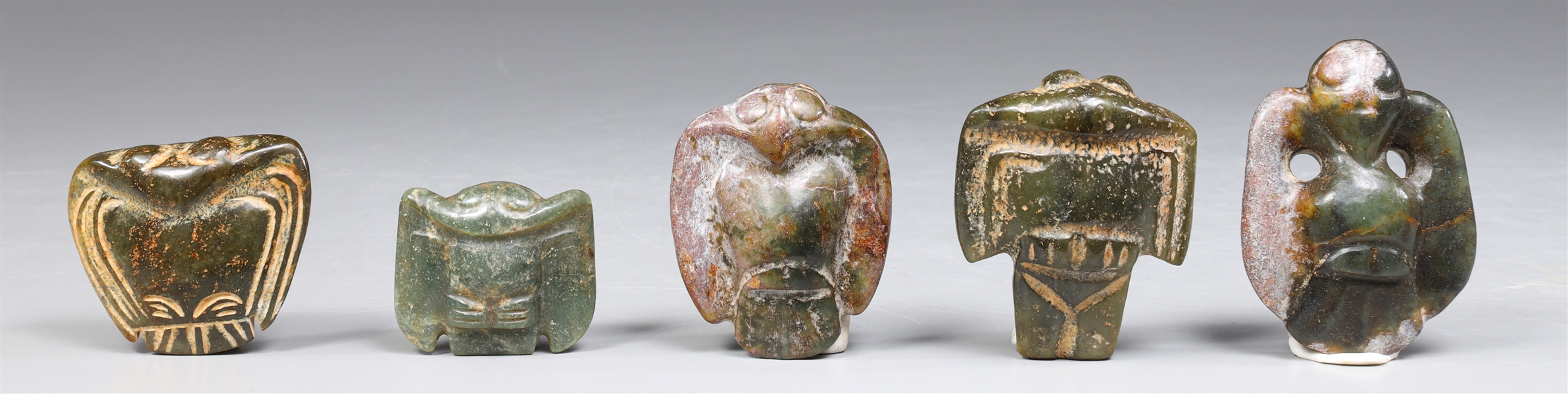 Group of five archaic Chinese style