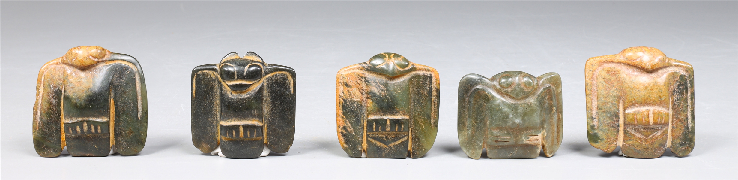 Group of five archaic Chinese style