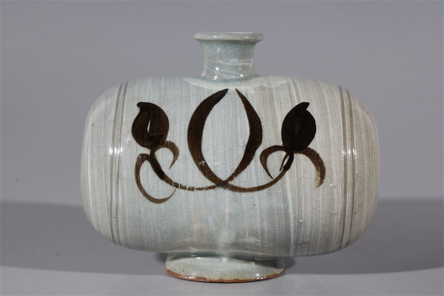 Korean ceramic glazed wine vessel