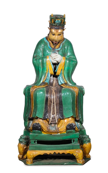 Large Chinese seated Ming style