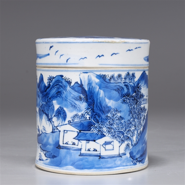 18th century antique Chinese blue