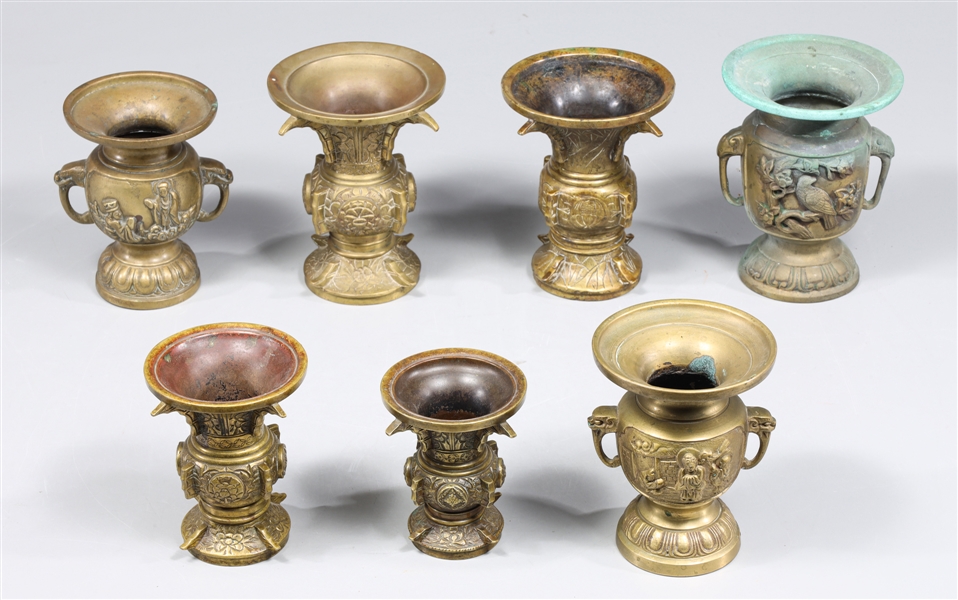 Group of seven various antique