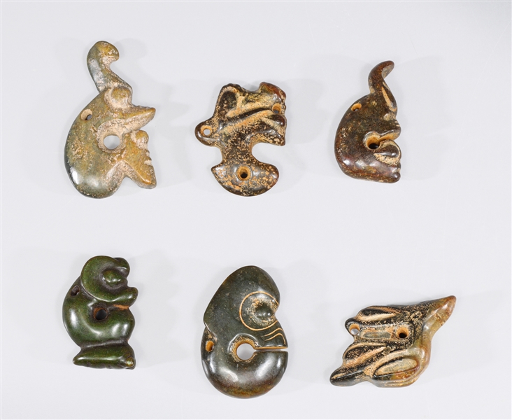 Group of six archaic Chinese style 303b37