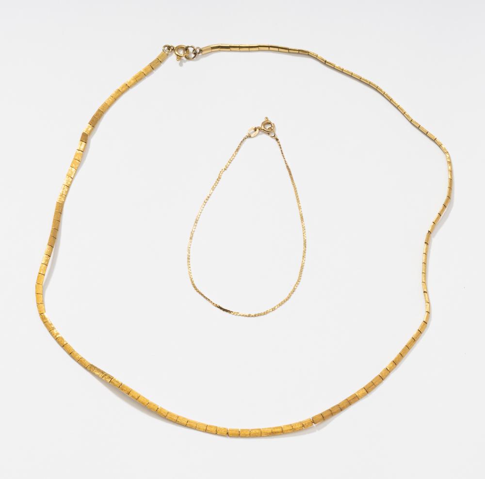 14 KARAT YELLOW GOLD NECKLACE WITH 303c2d