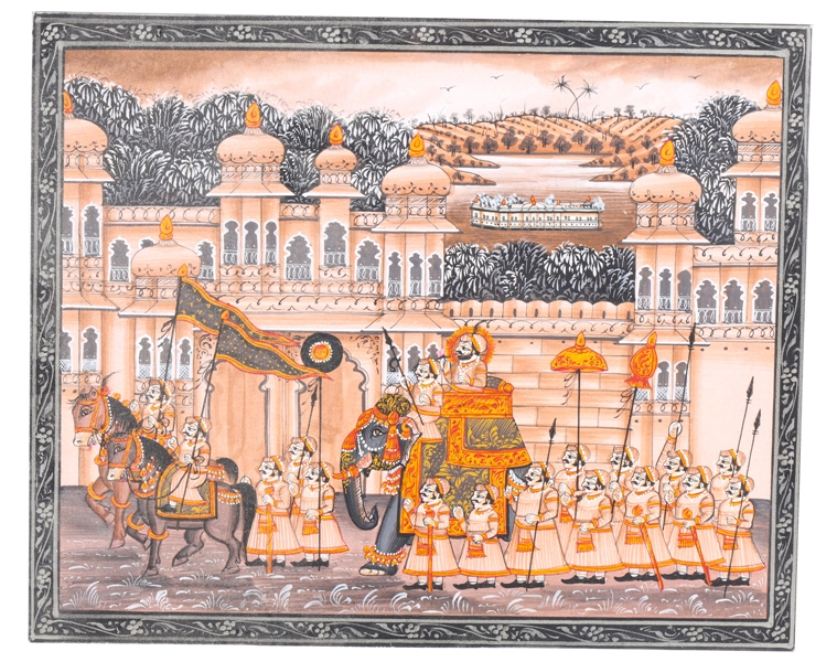 Indian miniature painting depicting 303c73
