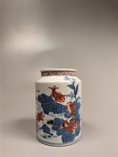 Charming Chinese Ming style enameled 303ca1