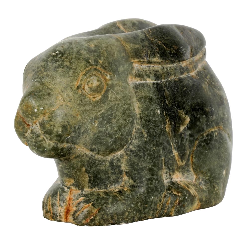 CHINESE CARVED STONE RABBIT FIGUREChinese 303d09