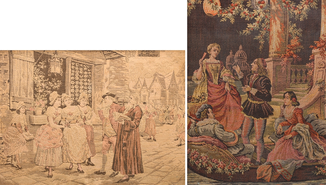 Group of two European tapestries 303d5b