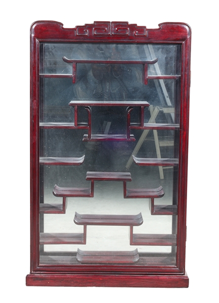 Vintage Chinese mirrored curio