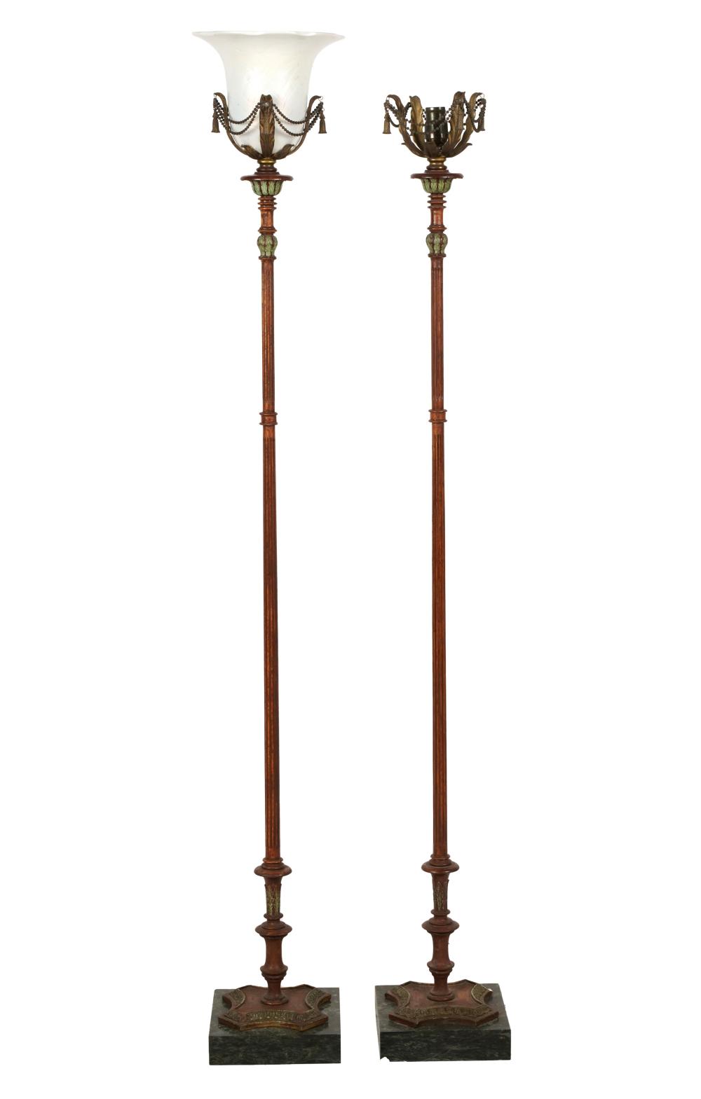 PAIR OF NEO-CLASSICAL-STYLE FLOOR LAMPSPair