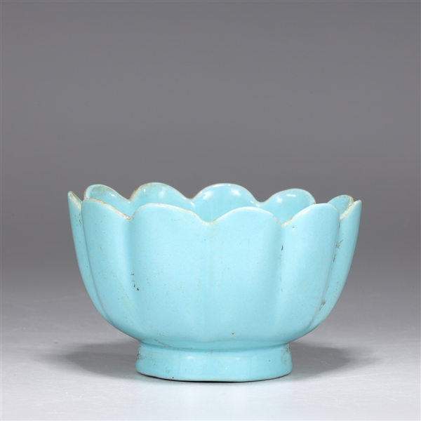 Chinese Clair De Lune glazed ceramic