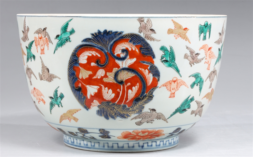 Large Chinese porcelain bowl with 303f71