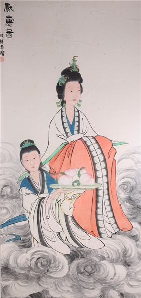 Large Chinese ink and color painting