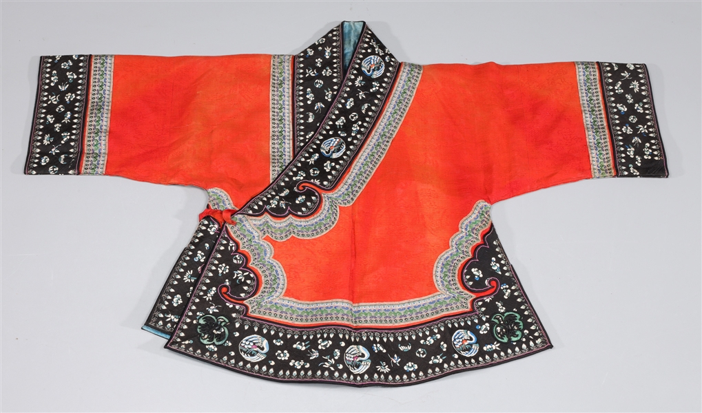 Vintage Chinese embroidered silk