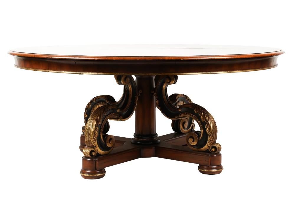 LARGE BAROQUE STYLE ROUND DINING 3040af