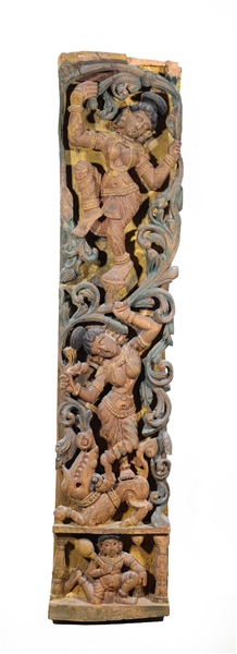 Antique south Asian carved wood 304107