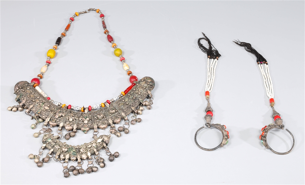 Antique Tibetan Mongolian necklace 304108