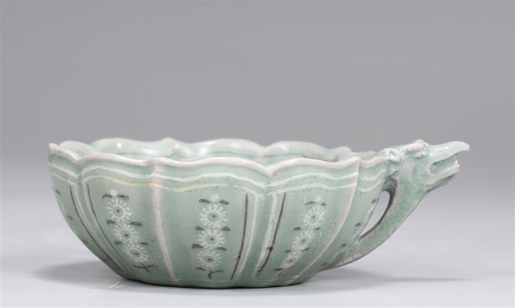 Korean inlaid celadon glazed brush