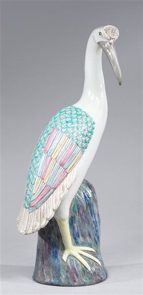 Chinese ceramic crane figure with 30410c