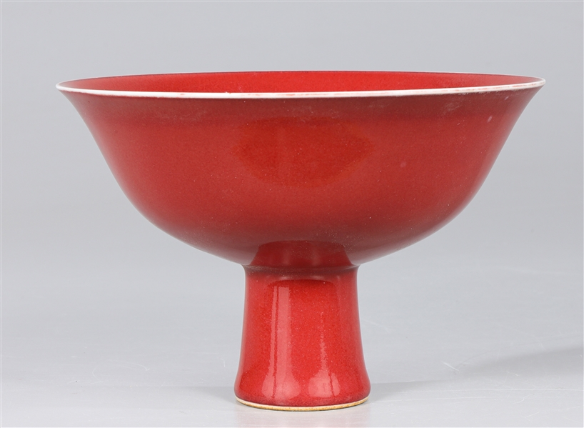 Chinese red monochrome porcelain