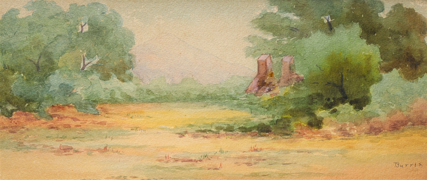 Watercolor L Burris American  304163