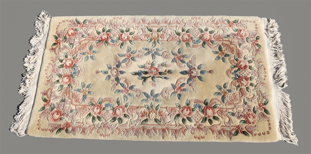 Chinese wool rug as is condition  304173