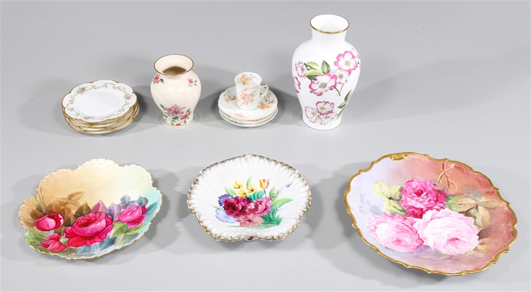 Group of eighteen vintage porcelain