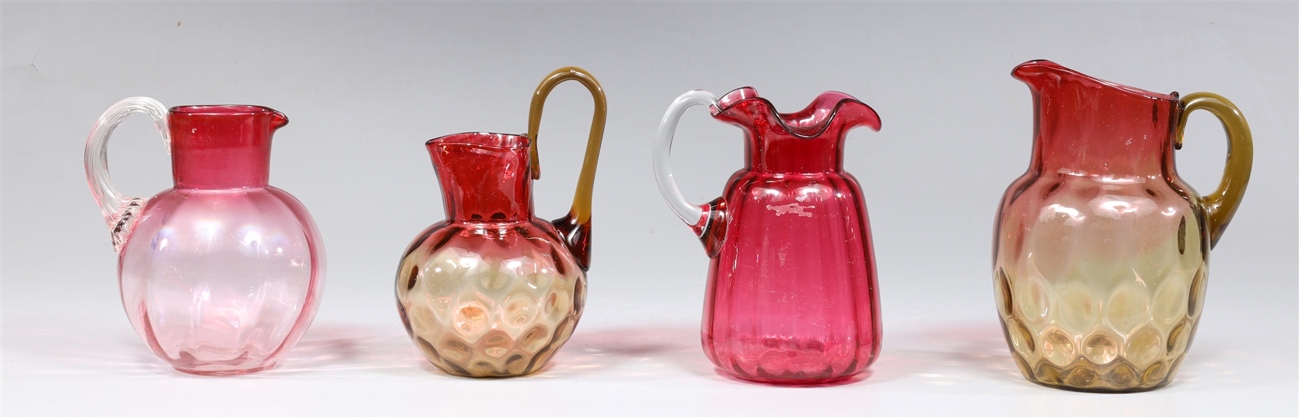 Group of four vintage hand blown 304190