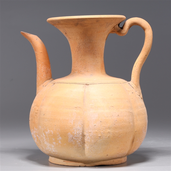 Chinese ceramic ewer with incised 3041cd