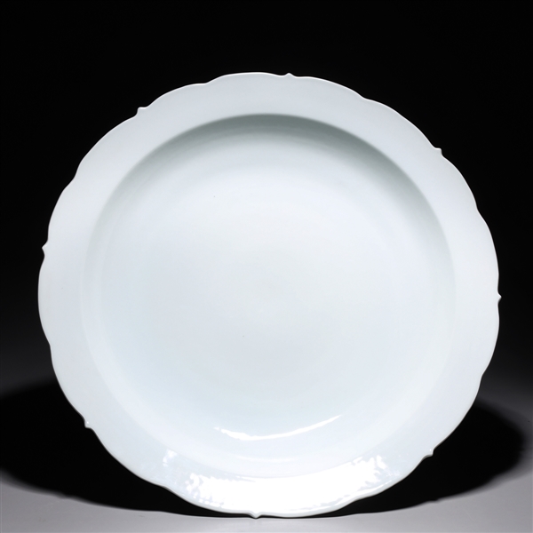 Large Chinese blanc de chine porcelain