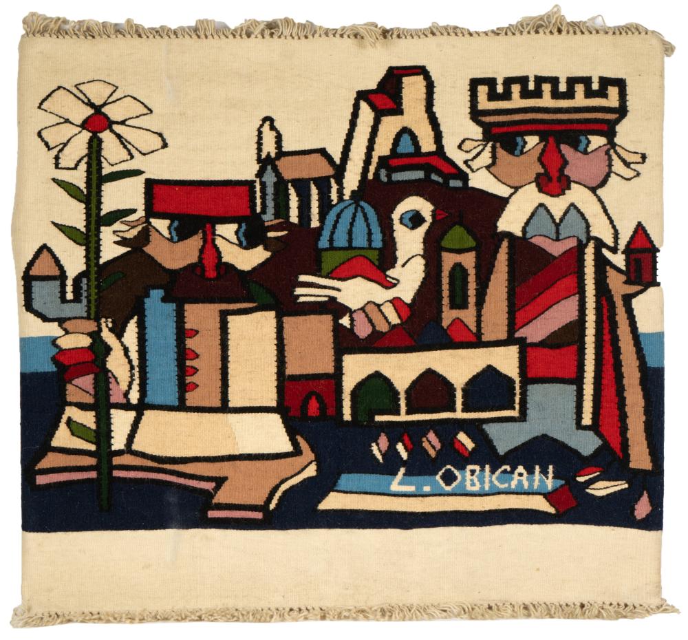 JOVAN OBICAN 1918 1986 TAPESTRY 30425d