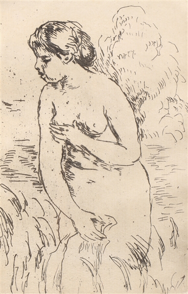 Etching Pierre-Auguste Renoir (French,