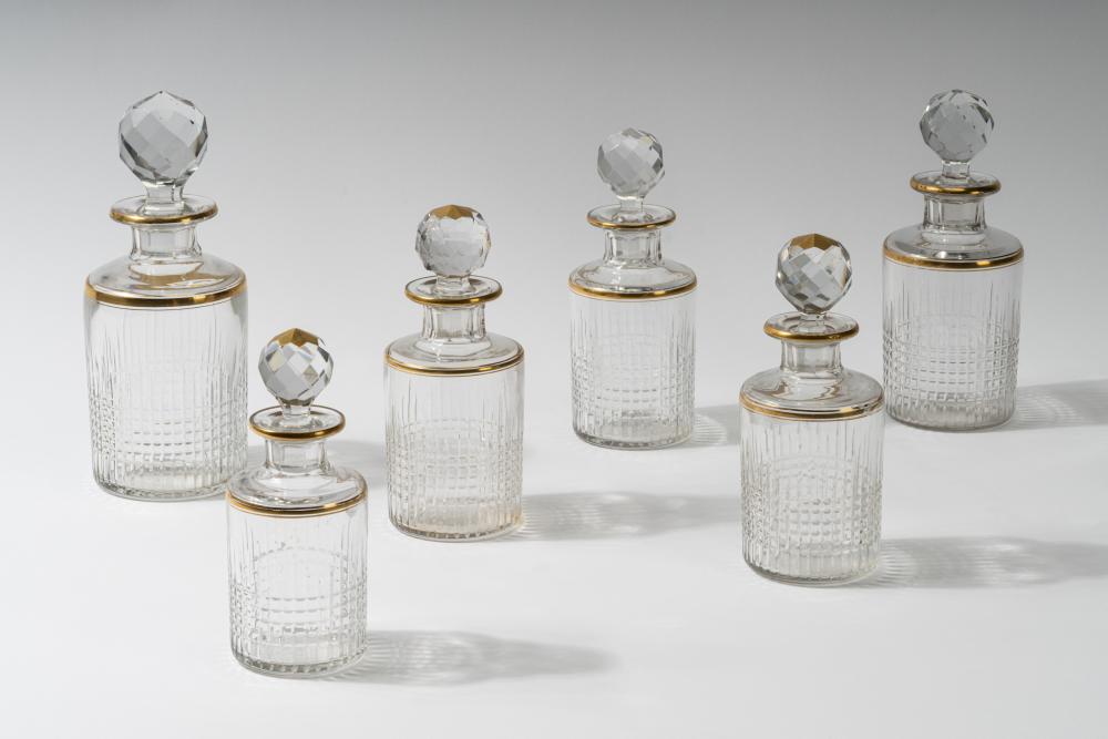 COLLECTION OF CRYSTAL BOTTLESCollection